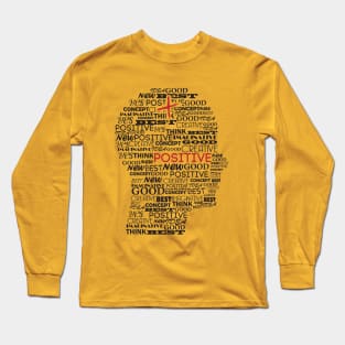 Positive mind concept Long Sleeve T-Shirt